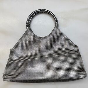 Whiting & Davis Silver Mesh Tote